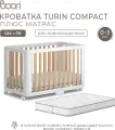 Кроватка детская Turin Compact для новорожденных с матрасом
