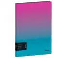 Папка файловая 30 вкладышей Berlingo Radiance (А4, пластик, 17мм, 600мкм) с внутр. карманом, розовый/голубой градиент (DB4_30002)