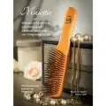 Японская расческа для волос Majestic Scalp Brush Ochre универсальная для всех типов волос, 568 зубчиков