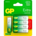 Алкалиновые батарейки GP Extra Alkaline 15AX8/2-2CR10
