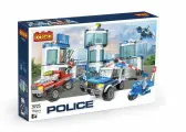 Конструктор Cities Сити Полицейский участок полиция набор 731 деталь