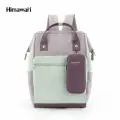 Рюкзак Himawari 1027-11 серо-сиреневый с мятным и фиолетовым