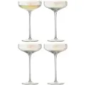 Креманка для шампанского, десертов, мороженого, Gemma Opal, стеклянная, 255 мл, набор из 4 шт, Liberty Jones, HM-GOL-CR-255-4