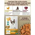 Мнямс Здоровье и активность хрустящие подушечки для кошек с курицей 60 г, 10 пачек