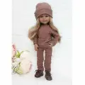 Комплект одежды и обуви для кукол Paola Reina 32 см, коричневый