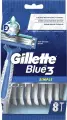 Бритвенные станки Gillette Blue Simple 3, одноразовые, 8 шт
