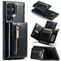 DG. Ming Роскошный блестящий чехол-кошелек для Samsung Galaxy S24 Ultra , блестящий кожаный чехол с магнитным креплением и держателем для карт, милый кошелек для женщин и девочек