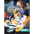 Гоночный автотрек с машинками WiMi, многоуровневый космический трек