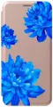 Чехол-книжка на Apple iPhone 6s / 6 / Эпл Айфон 6 / 6с с рисунком Amazing Asters золотистый