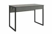 Стол «Юниор», с ящиками, ЛДСП/металл, графит/черный муар (1100х580х750)