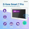 Видеодомофон с Wi-Fi для квартиры D-fone Smart 7 Pro (SM752 W, Белый), поддержка Full HD, IPS дисплей 7 1024x600, с записью по детекции движения и удаленным доступ со смартфона