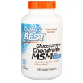 Doctor's Best Glucosamine Chondroitin MSM, глюкозамин, хондроитин, МСМ, для кожи, волос, 240 растительных капсул