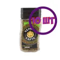 Кофе растворимый Черная карта Brasilia Exclusive, стеклянная банка, 95 г (комплект 10 шт.) 7592399