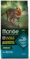 Сухой корм Monge Cat BWild GRAIN FREE для стерилизованных кошек, беззерновой, из тунца, 1,5 кг