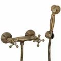 Смеситель для душа Veragio AGATHA, латунь, дизайн ретро, бронзовый, 100 мм