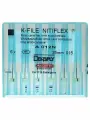 Ручной каналорасширитель K-File Nitiflex N15 L25 6 шт. супергибкий из NiTi сплава кфайл Дентсплай