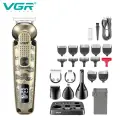 Профессиональный аккумуляторный триммер для стрижки волос , бороды и усов 6 В 1 VGR