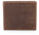 Кошелек KLONDIKE 1896, фактура гладкая, коричневый