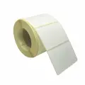 Термотрансферные этикетки 50x25 полуглянец (в рулоне 1000 шт) (коробка 60 роликов) Печать только с риббоном (копиркой)