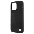 BMW для iPhone 13 Pro чехол Signature Liquid silicone Laser logo Hard Black