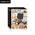 Электрическая вафельница Sokany 1600 Вт