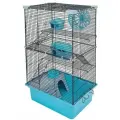 Дарэлл Клетка для грызунов рикки 42.2 разборная, 42*30*h67см, бирюзовая 3.5 кг