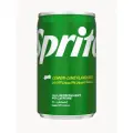 Sprite Lemon-Lime, 0.15 л, 30 шт, банка (газированный напиток Спрайт Лимон-Лайм, классический вкус, мини, жб)