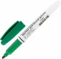 Упаковка 24 шт. Маркер стираемый для белой доски зеленый, BRAUBERG, 4 мм, с клипом, эргономичный корпус, 150849