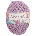Пряжа ARACHNA Jute 5 шт. по 100 г 90 м 100% джут № 011 сиреневый