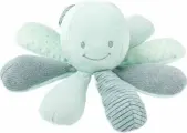 Игрушка мягкая Nattou Soft toy Lapidou Activity Octopus Осьминог mint 879712