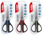Ножницы Berlingo Easycut 300, 19см, ассорти, мягкие вставки, европодвес