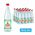 Вода питьевая природная Тбау 20 шт по 0,45 л с газом, стекло
