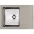 Кухонная мойка Florentina Комби 650 Грей Искусственный камень