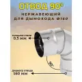 Отвод 90° Ф 160 (430/0,5)