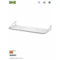Дисплейная полка для панели IKEA SKÅDIS, 33х13х4 см, белая, металл