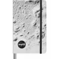 Блокнот Moleskine Limited Edition NASA-INSPIRED Луна, Large 130х210 мм, 176 стр, линейка, твердая 3D обложка