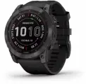 Умные часы Garmin Fenix 7X Sapphire Solar titan Wi-Fi 010-02541-11, угольно-серый