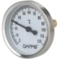 Gappo Термометр биметаллический с погружной гильзой 1/2 x 0-120? G1474
