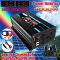 Инвертор автомобильный INVERTER 4000W (преобразователь напряжения 12V в 220V) с USB (4.2А)