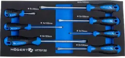 Плоских набор отверток HOEGERT TECHNIK HT7G132