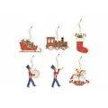 Набор ёлочных украшений Полярный экспресс, 8,5 см, 6 шт