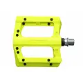 Педали HTI NANO-нейлон, тонкие, сменные шипы, ось cr-mo Ф9/16, промподшипники. PA12A, Цвет ярко-желтый