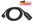 1161830010 Brennenstuhl удлинитель-переноска Quality Plastic Extension Cable 3м, 1 роз, черный