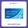 Контактные линзы на месяц Alcon Air Optix Plus HydraGlyde, 6 шт., R 8,6, D -4,75, 1 уп.