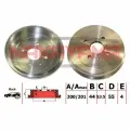 Барабан тормозной CITROEN C1 1.0/1.4 HDi 05-, PEUGEOT 107 1.0/1.4 HDi 05-, TOYOTA AYGO 1.0 05- (200x Nakayama Q4971