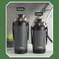 Термос TKK из нержавеющей стали 1100/1300 мл, Black, 1100ml