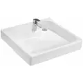 Раковина Santek Клио 1WH501785 63x61 см, над стиральной машиной, с кронштейнами и сифоном, белый