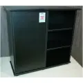 Тумбочка под аквариум 800х350х750 Черная (Push to open)