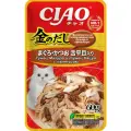 Inaba Ciao Kinnodashi влажный корм для взрослых кошек Тунец Магуро и Тунец Кацуо с палтусом, в паучах - 60 г х 24 шт