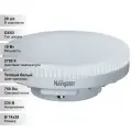 (20 шт.) Светодиодная лампочка Navigator, мощность 10 Вт, напряжение питания 220 В, цветовая температура 2700 К, теплый белый свет, цоколь GX53, таблетка, размер 74х28 мм